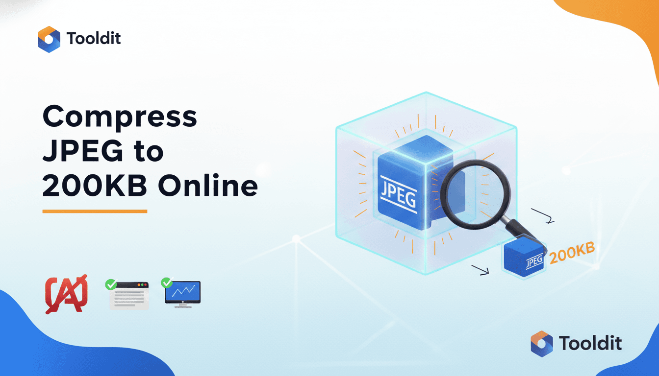 Compress JPEG to 200KB Online