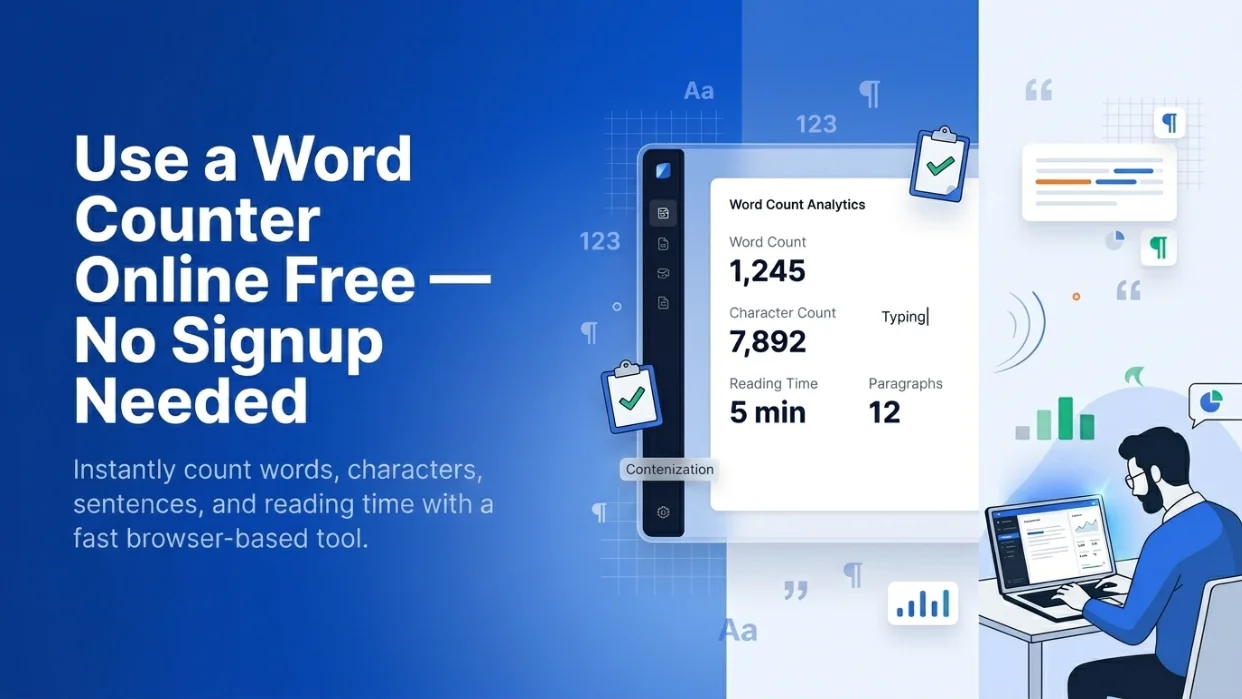 word counter online free no signup