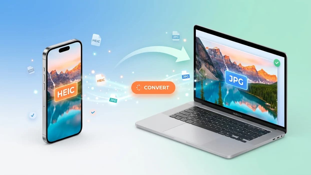 heic to jpg converter showing iPhone photos ready for download