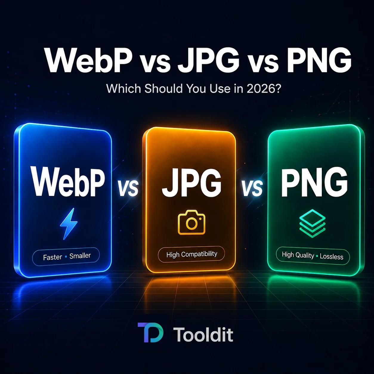 WebP vs JPG vs PNG
