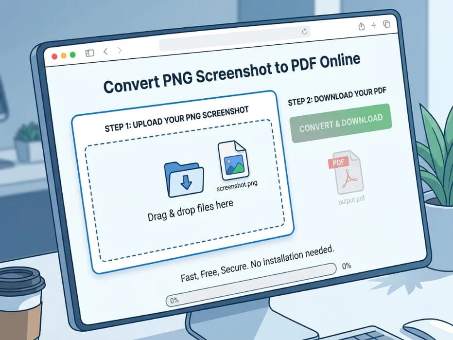 convert png screenshot to pdf online