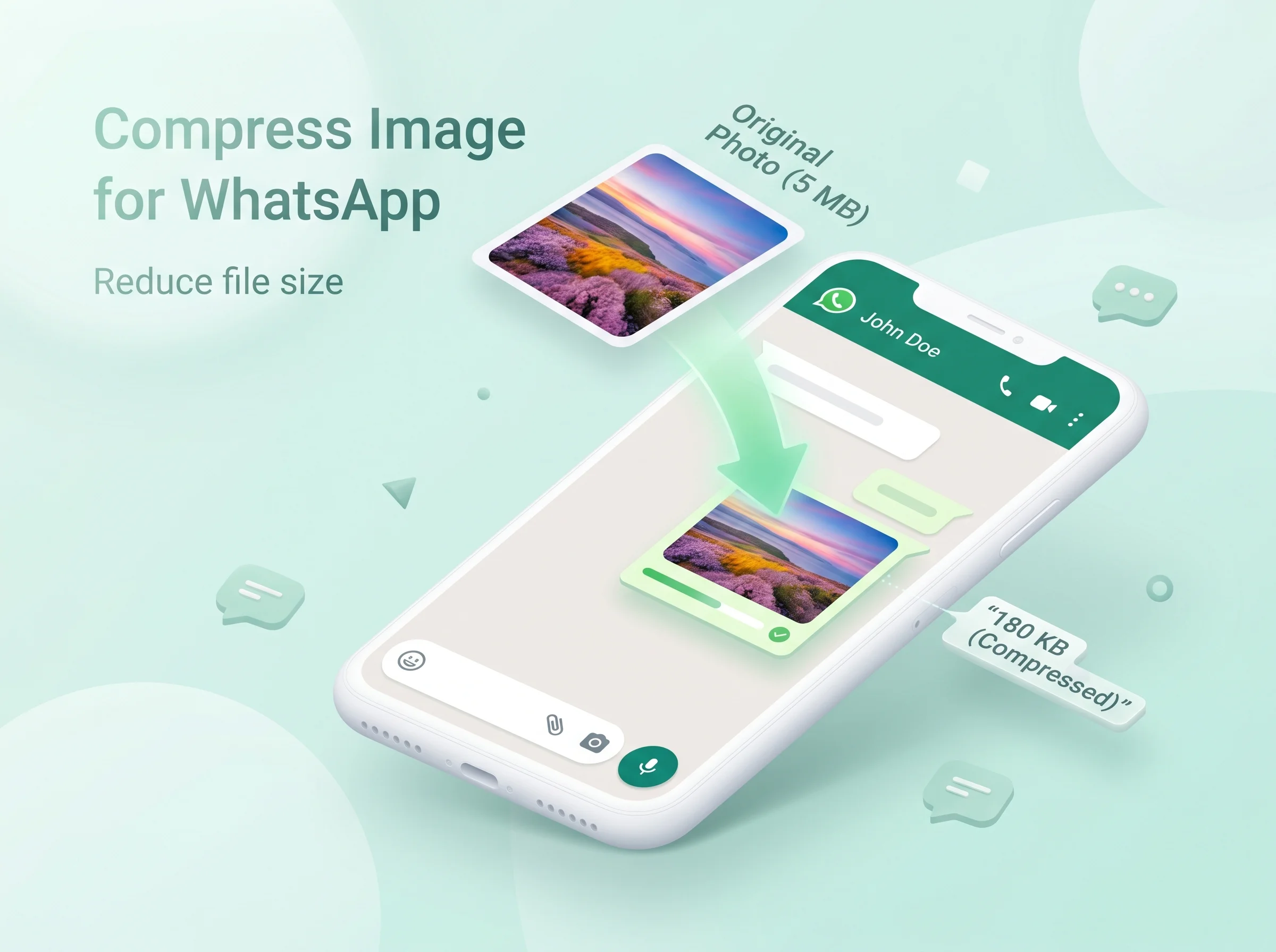 Compress image for WhatsApp free online